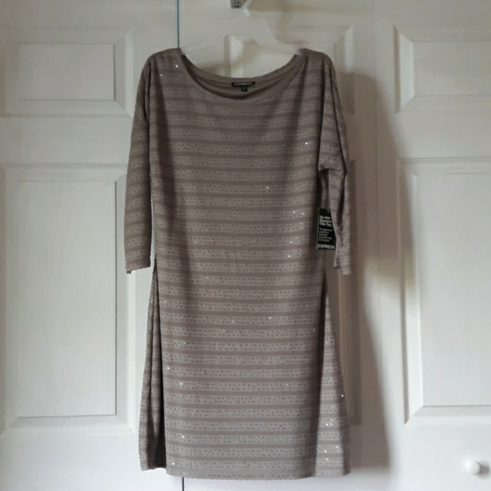 🆕️ Express Sequin Jersey Knit Dress NWT